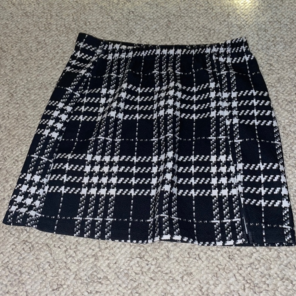 Black and white skirt